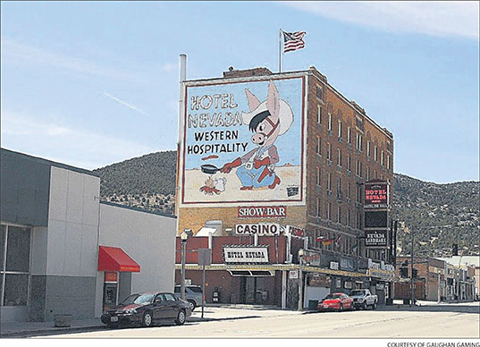 WHEN IT WAS CONSTRUCTED IN 1929, THE HOTEL NEVADA WAS THE TALLEST STRUCTURE IN NEVADA.